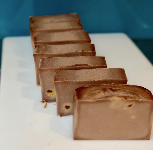 chocolate cold processed soap